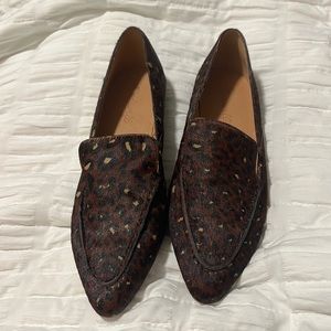 Calf hair Madewell flats